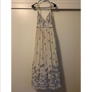 Gap boho spring flowing maxi dress